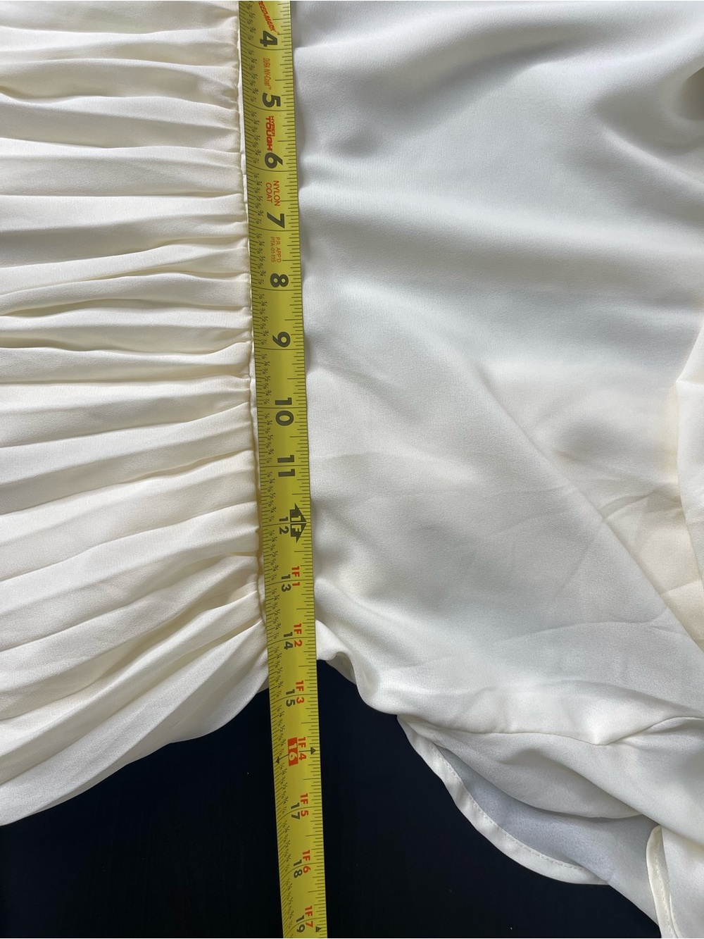 NWOT Karen Millen high neck tie pleated midi dress size 4 white - Picture 11 of 16